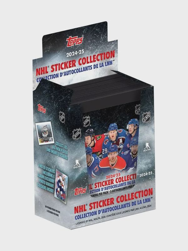 TOPPS NHL STICKER PACKS 2024-25