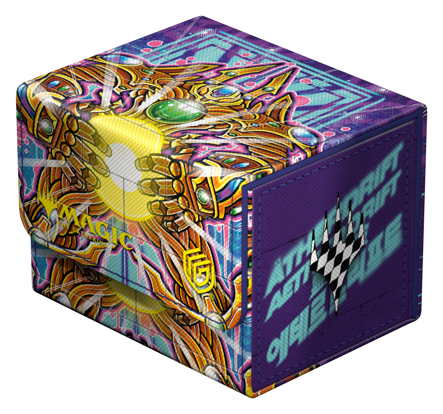 ULTIMATE GUARD DECK CASE SIDEWINDER 100+ XENOSKIN  MTG AETHERDRIFT V5