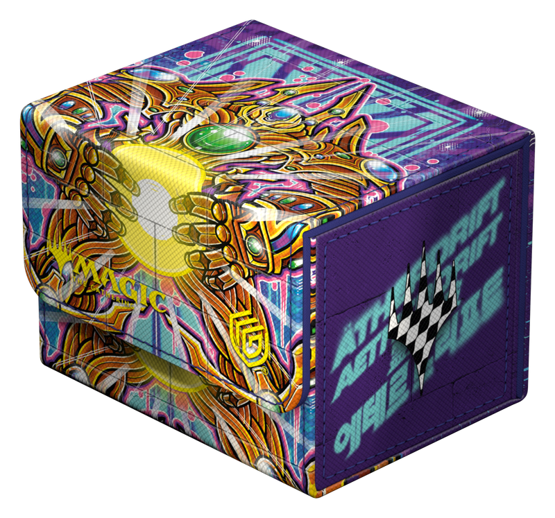 ULTIMATE GUARD DECK CASE SIDEWINDER 100+ XENOSKIN  MTG AETHERDRIFT V5