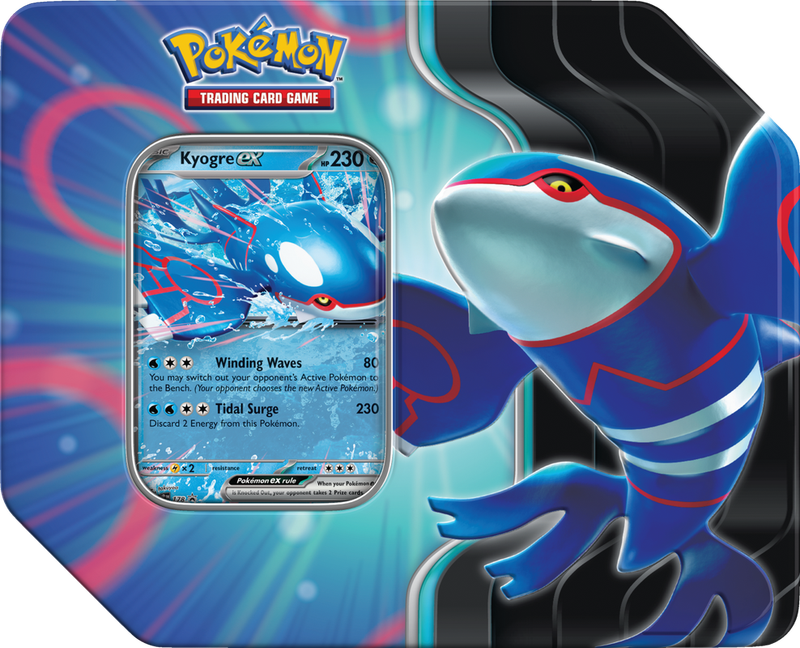 POKEMON AZURE LEGENDS TIN - KYOGRE