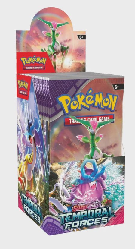 POKEMON SV5 TEMPORAL FORCES HALF BOOSTER BOX - 18 PACK (EURO)