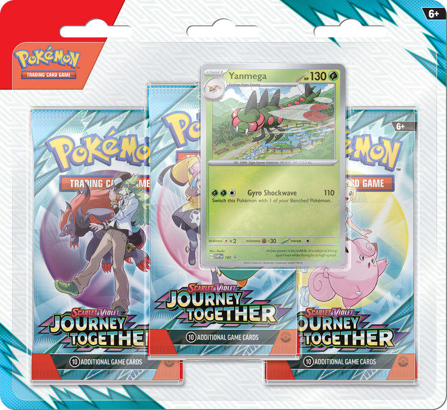 POKEMON SV9 JOURNEY TOGETHER 3PK BLISTER - YANMEGA
