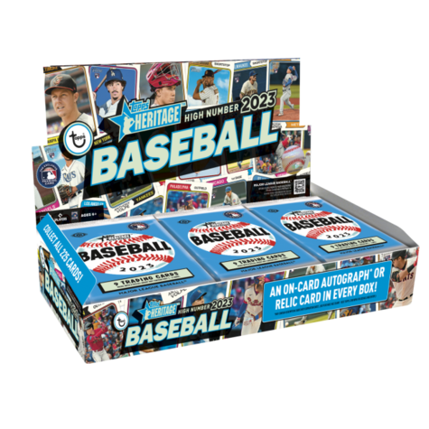 2023 TOPPS HERITAGE HIGH NUMBER BASEBALL HOBBY BOX