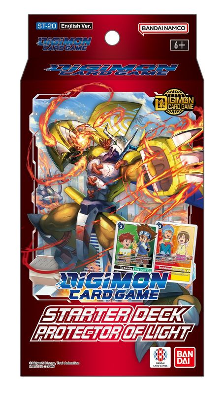DIGIMON CG ST20 STARTER DECK PROTECTOR OF LIGHT