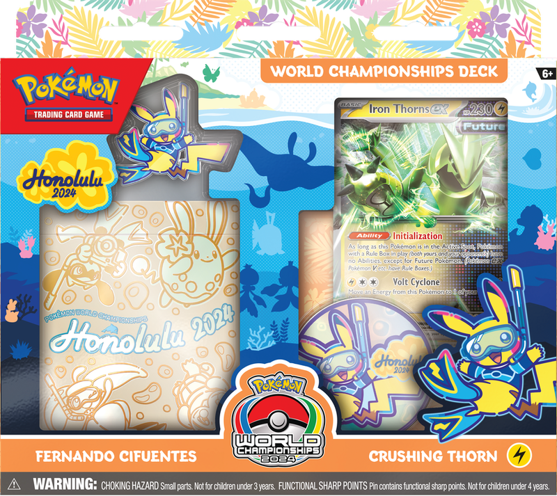 POKEMON WORLD CHAMPIONSHIPS DECK 2024 - IRON THORNS EX