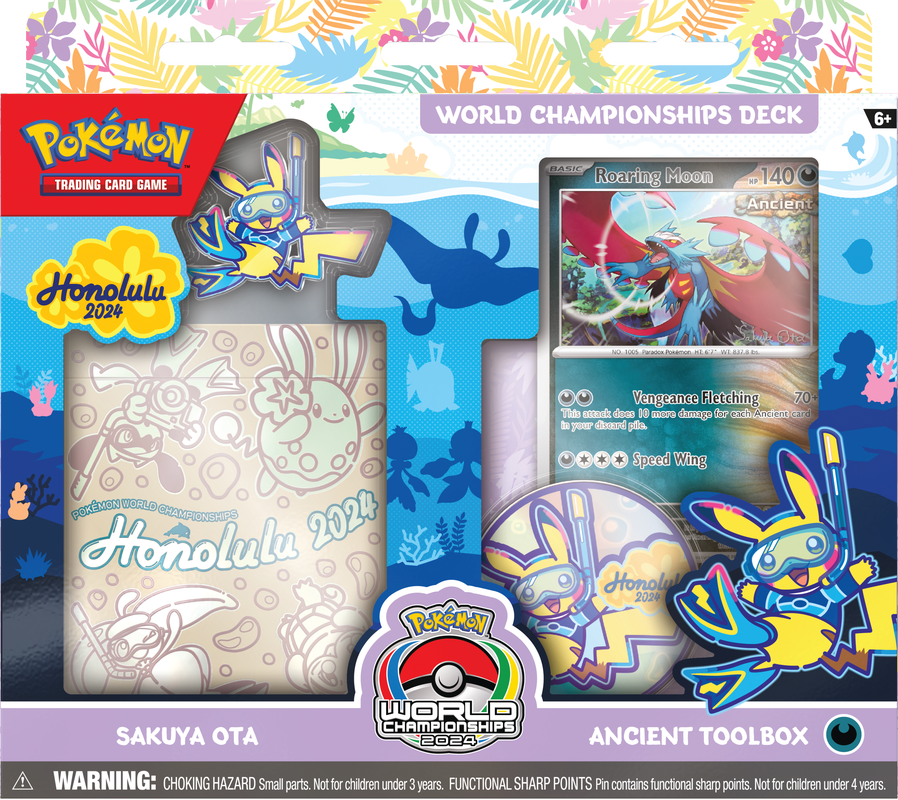 POKEMON WORLD CHAMPIONSHIPS DECK 2024 - ROARING MOON