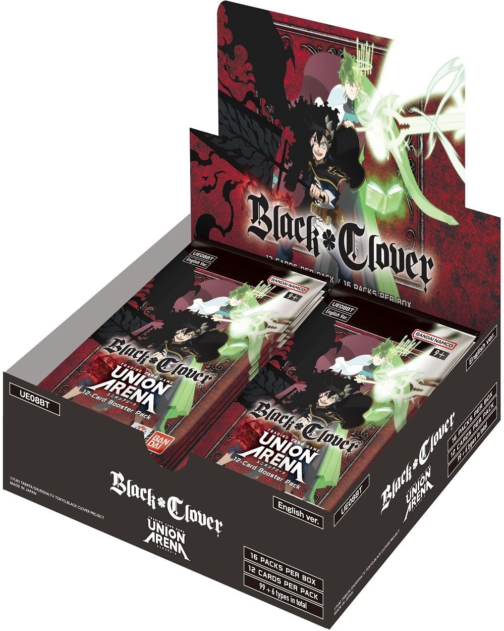 UNION ARENA BLACK CLOVER BOOSTER BOX