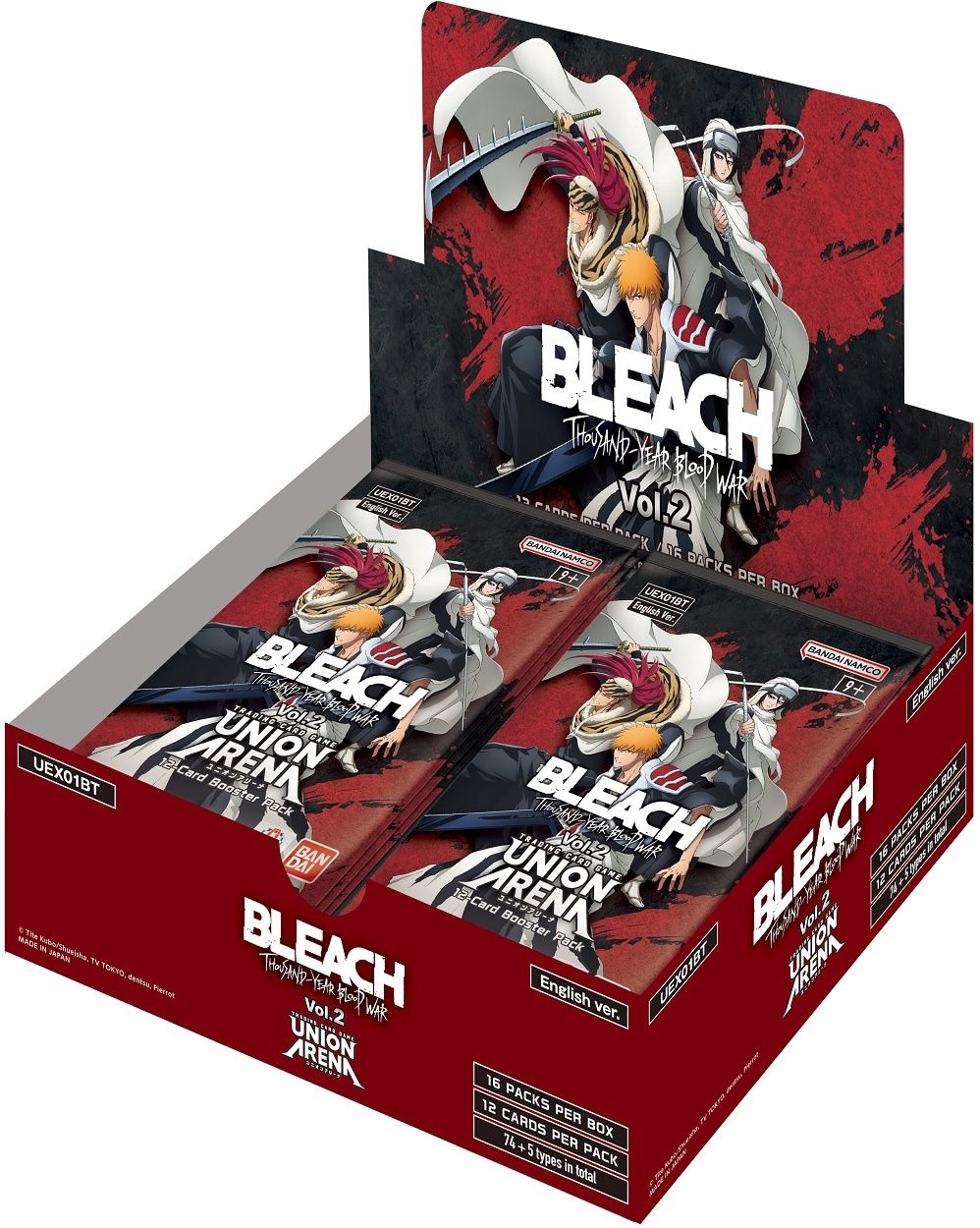 UNION ARENA BLEACH THOUSAND YEAR BLOOD WAR VOLUME 2 BOOSTER BOX