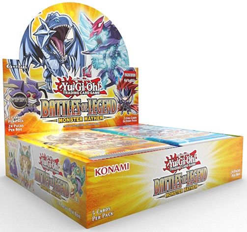 YUGIOH BATTLES OF LEGEND MONSTER MAYHEM BOOSTER BOX