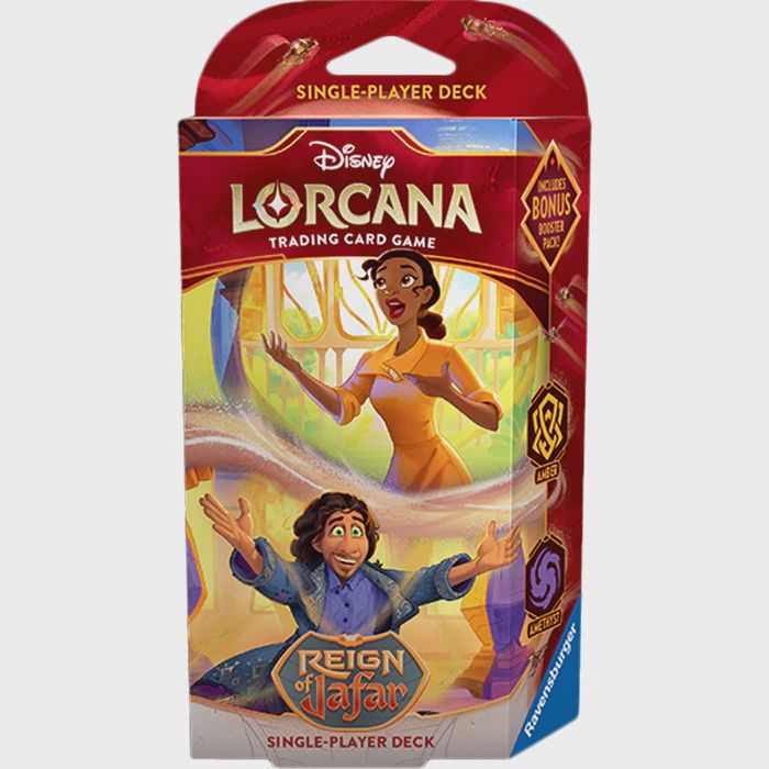 DISNEY LORCANA SET 8 REIGN OF JAFAR STARTER DECK - AMBER &amp; AMETHYST