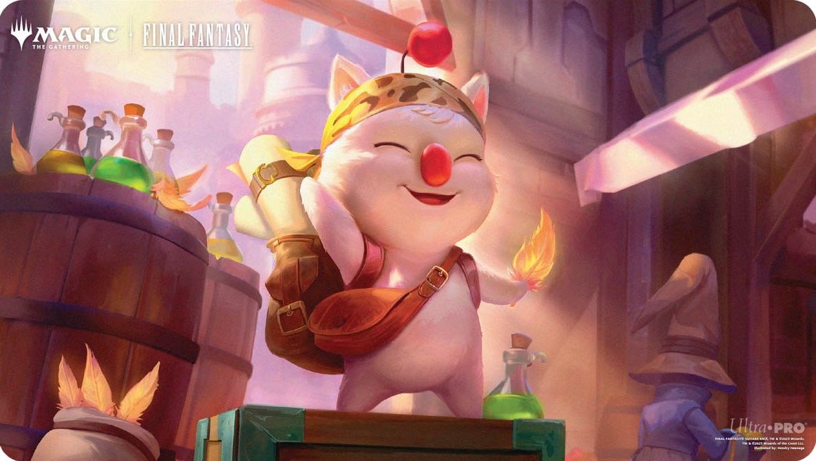 UP PLAYMAT MTG UNIVERSES BEYOND FINAL FANTASY, Variation: UP PLAYMAT MTG FINAL FANTASY V1 - STILTZKIN, MOOGLE MERCHANT