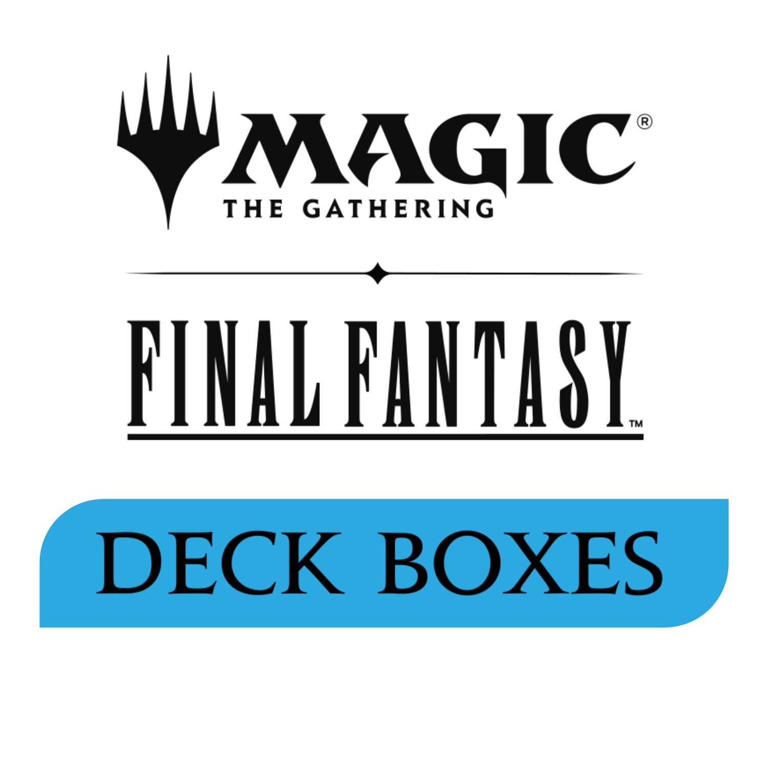 UP D-BOX DECK BOX MTG UNIVERSES BEYOND FINAL FANTASY 100+