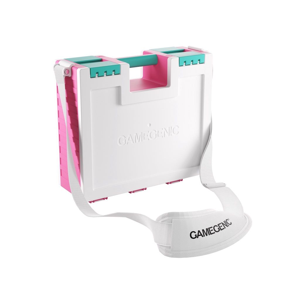 GAMEGENIC STORAGE GAME CASTLE PINK/WHITE/TEAL
