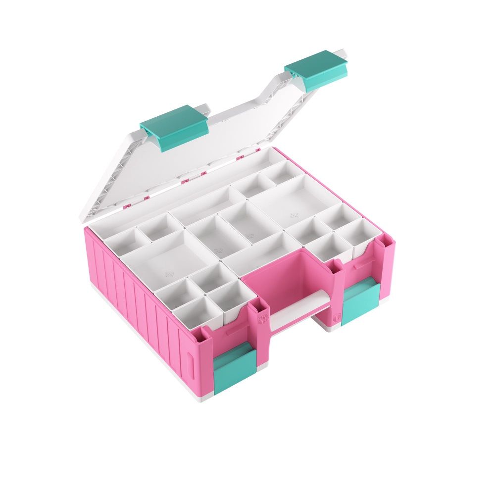 GAMEGENIC STORAGE GAME CASTLE PINK/WHITE/TEAL