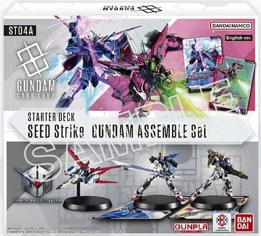 GUNDAM CARD GAME ST-04A GUNDAM ASSEMBLE/SEED STRIKE STARTER SET