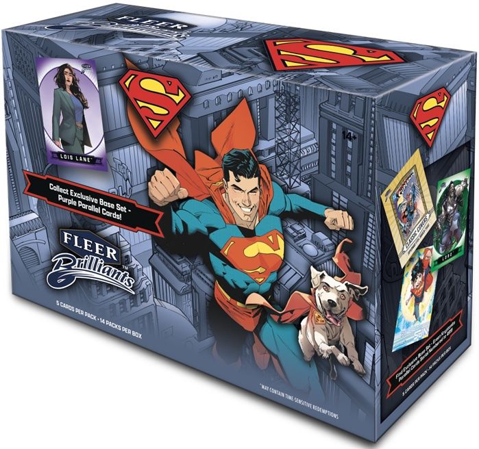 2025 UPPER DECK FLEER BRILLIANTS SUPERMAN MEGA BOX