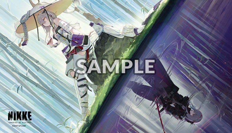 BUSHI SUPPLIES: RUBBER PLAYMAT VOL. 9 GODDESS OF VICTORY: NIKKE DESIGN B: NEW YEAR, NEW SWORD SCARLET