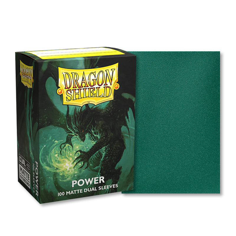 DRAGON SHIELD SLEEVES DUAL MATTE  POWER 100CT