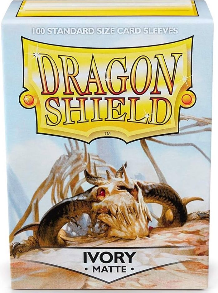 DRAGON SHIELD SLEEVES MATTE IVORY 100CT