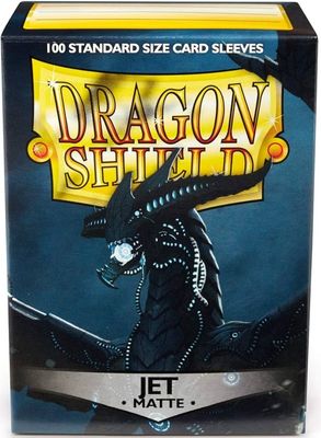 DRAGON SHIELD SLEEVES MATTE JET 100CT