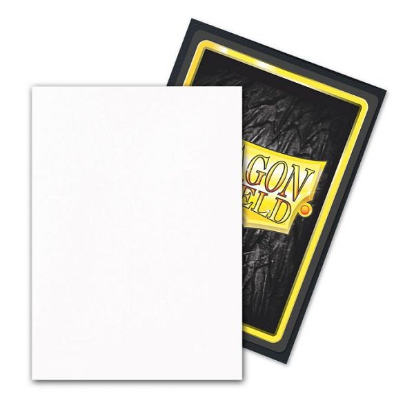 DRAGON SHIELD SLEEVES DUAL MATTE SNOW  100CT