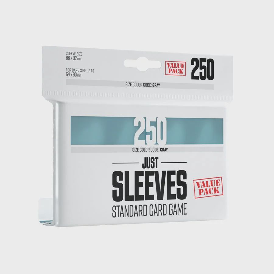 GAMEGENIC SLEEVES: JUST SLEEVES: VALUE PACK: CLEAR (250)