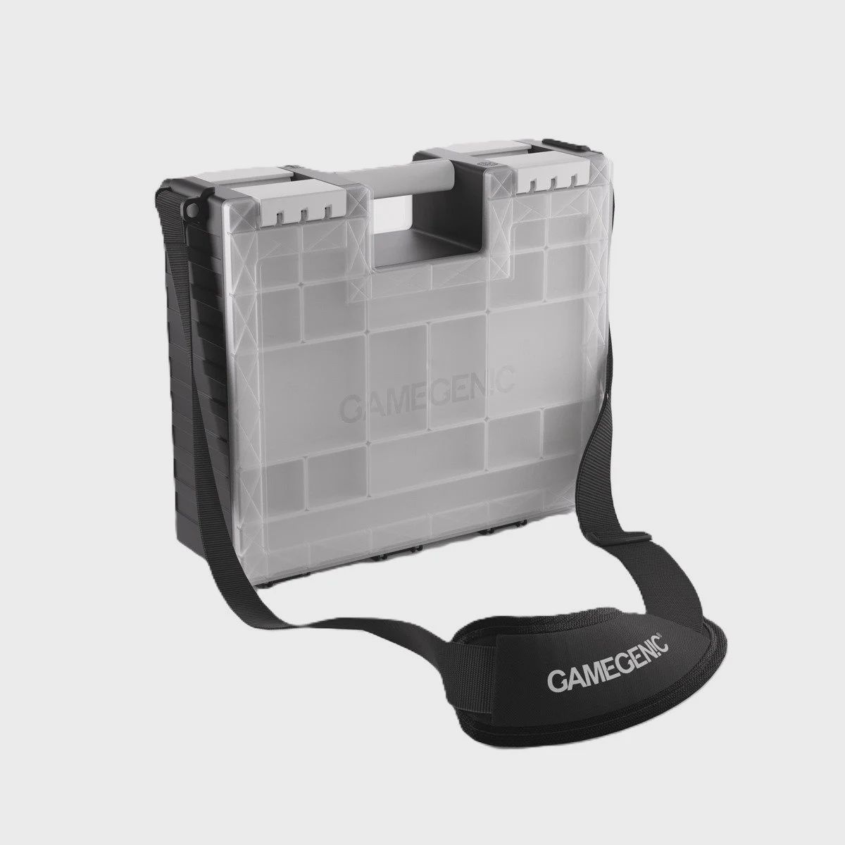 GAMEGENIC STORAGE GAME CASTLE BLACK/WHITE/CLEAR