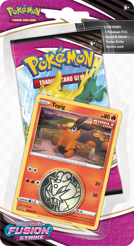 POKEMON SWSH8 FUSION STRIKE CHECKLANE BLISTER - TEPIG