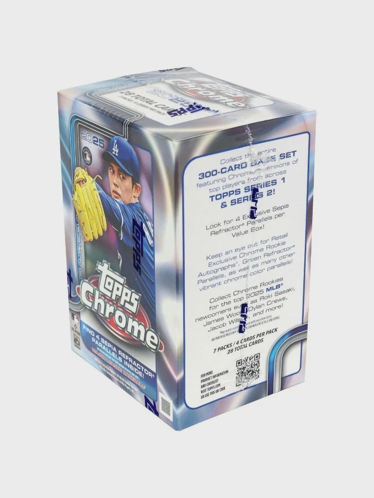 2025 TOPPS CHROME BASEBALL VALUE BOX BLASTER