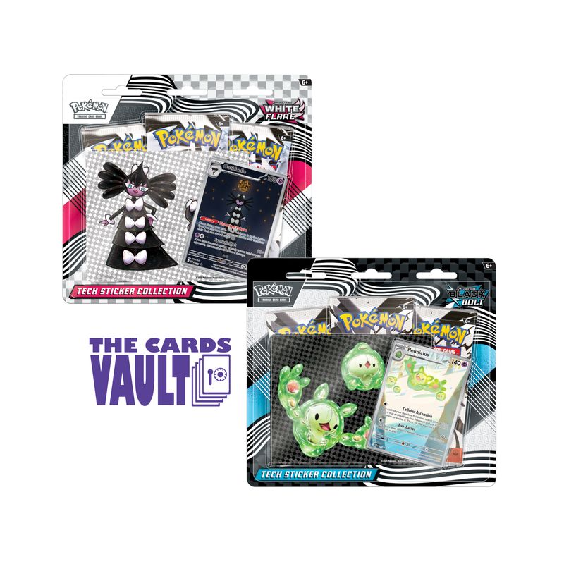 (PRE-ORDER) POKEMON SV10.5 TECH STICKER COLLECTION BLACK BOLT/WHITE FLARE DUO