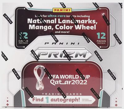 2022 PANINI PRIZM FIFA WORLD CUP SOCCER HOBBY BOX