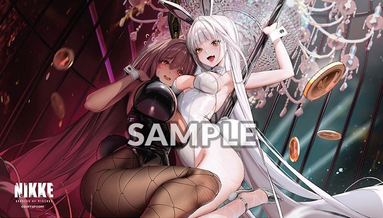 BUSHI SUPPLIES RUBBER PLAYMAT VOL. 10 GODDESS OF VICTORY: NIKKE DESIGN A: BUNNY X 777