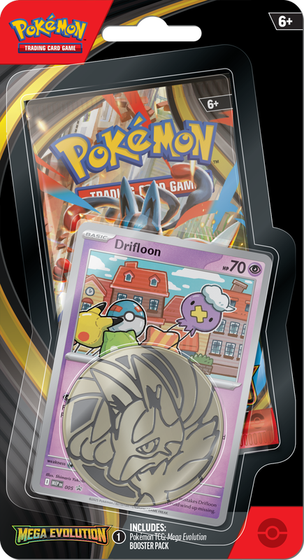 (PRE-ORDER) POKEMON ME01 MEGA EVOLUTION CHECKLANE BLISTER - DRIFLOON