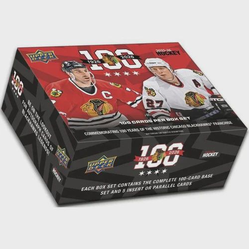 2025-26 UPPER DECK CHICAGO BLACKHAWKS CENTENNIAL BOX  SET