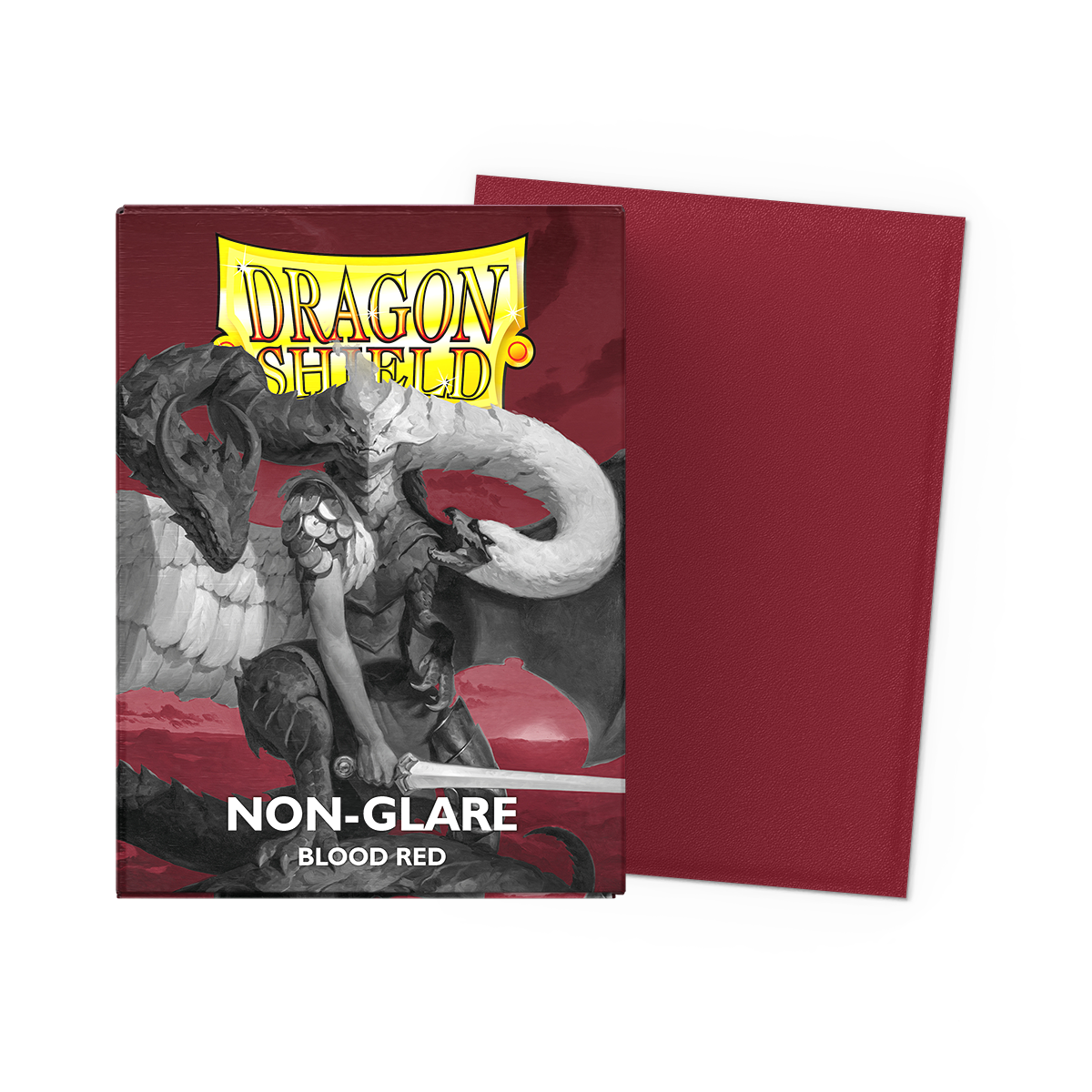 DRAGON SHIELD SLEEVES MATTE BLOOD RED  NON-GLARE 100CT