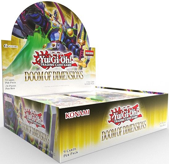 (PRE-ORDER) YUGIOH DOOM OF DIMENSIONS BOOSTER