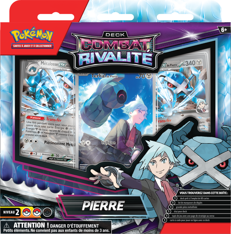 POKEMON FRENCH RIVAL BATTLE DECK - STEVEN - PIERRE