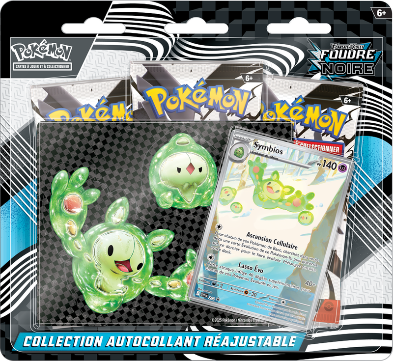 POKEMON FRENCH SV10.5 BLACK BOLT TECH  STICKER COLLECTION -  FOUDRE NOIRE