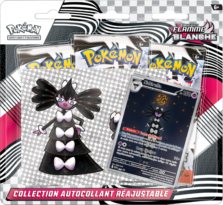 POKEMON FRENCH SV10.5 WHITE FLARE TECH  STICKER COLLECTION - FLAMME BLANCHE