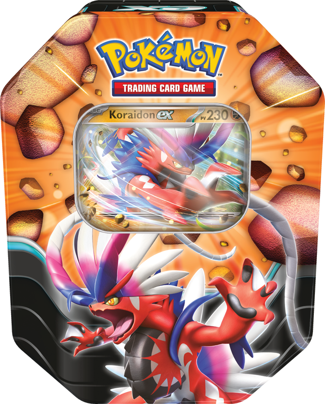 POKEMON FRENCH SLASHING LEGENDS TIN - KORAIDON