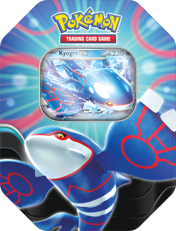 POKEMON FRENCH AZURE LEGENDS TIN - KYOGRE