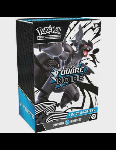 POKEMON FRENCH SV10.5 BLACK BOLT  BOOSTER BUNDLE - FOUDRE NOIRE
