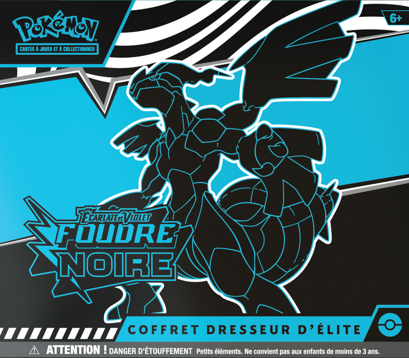 POKEMON FRENCH SV10.5 BLACK BOLT ELITE  TRAINER BOX - FOUDRE NOIRE