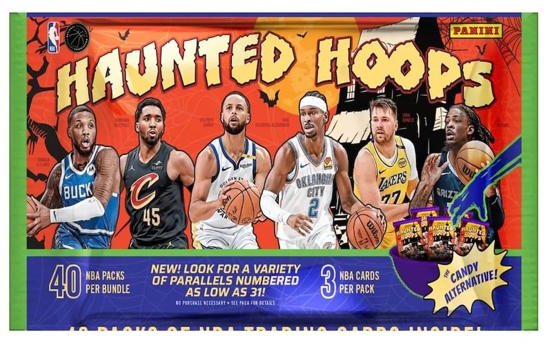 2024-25 PANINI HOOPS HAUNTED HALLOWEEN BASKETBALL 40 PACK BOX