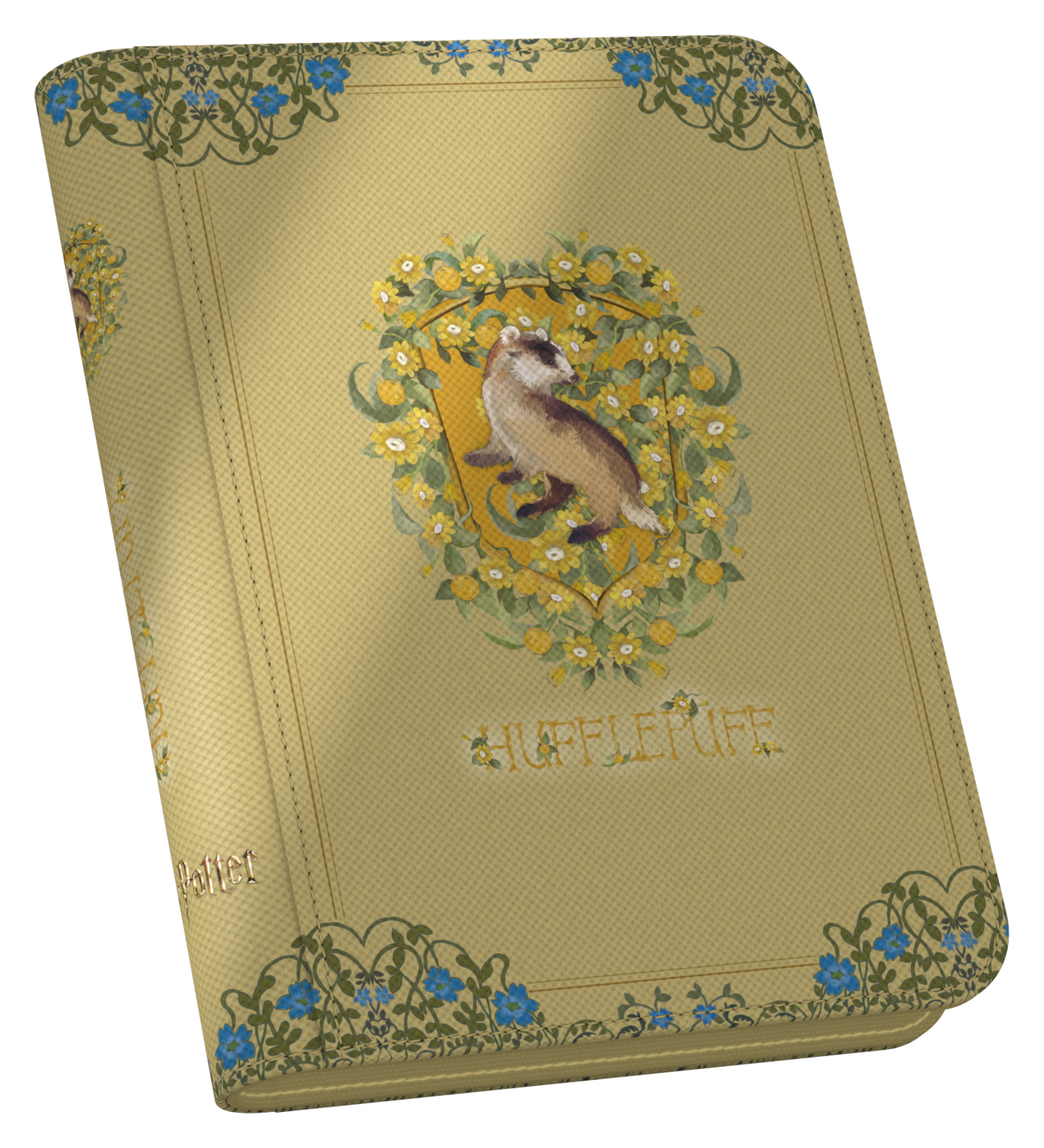 ULTIMATE GUARD ZIPFOLIO 160+ XENOSKIN HARRY POTTER 4 HOUSES HUFFLEPUFF