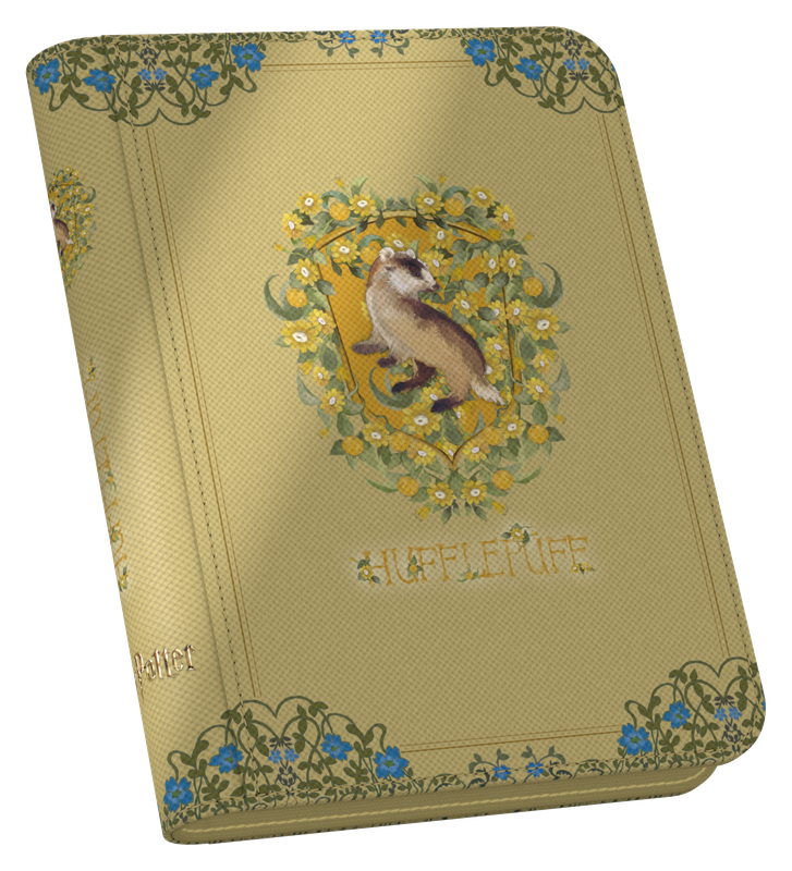 ULTIMATE GUARD ZIPFOLIO 160+ XENOSKIN HARRY POTTER 4 HOUSES HUFFLEPUFF