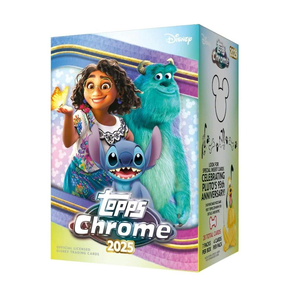 2025 TOPPS CHROME DISNEY BLASTER VALUE BOX