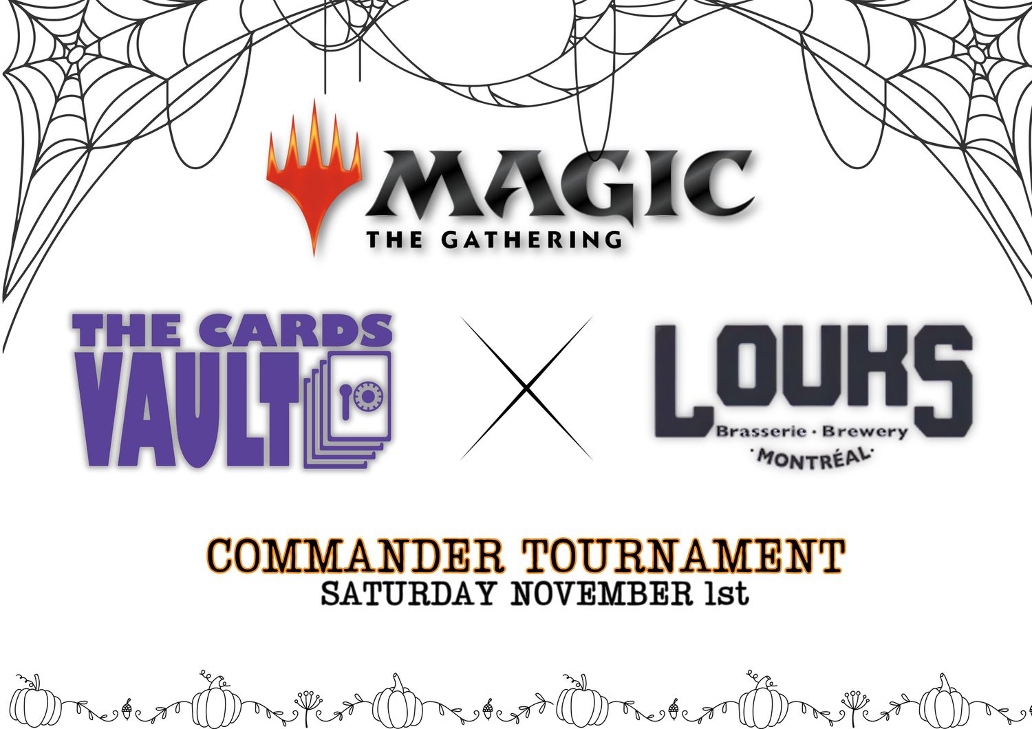 The Cards Vault x Louks Pub Halloween MTG Commander Tournament