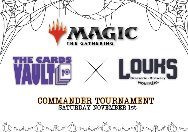 The Cards Vault x Louks Pub Halloween MTG Commander Tournament