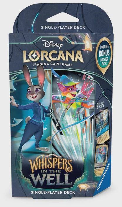 (PRE-ORDER) DISNEY LORCANA SET 10 WHISPERS IN THE WELL STARTER DECK - SAPPHIRE &amp; STEEL